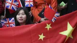 Uvítání čínského prezidenta v Británii