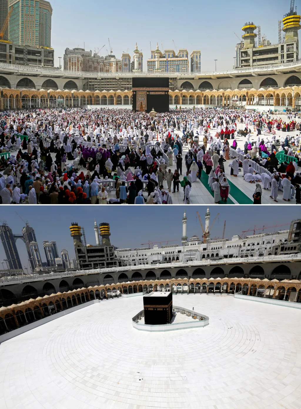 Muslimský svět se modlí v soukromí, vylidněná je i Mekka