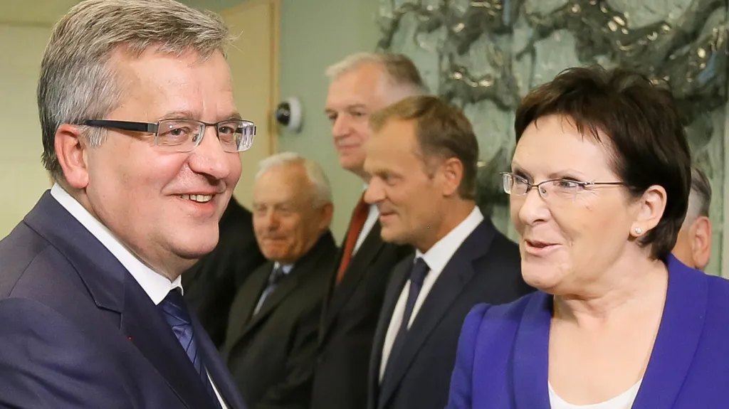 Bronisław Komorowski, Donald Tusk a Ewa Kopaczowá