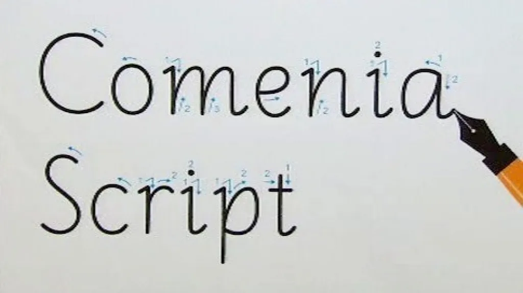 Nový typ písma Comenia Script