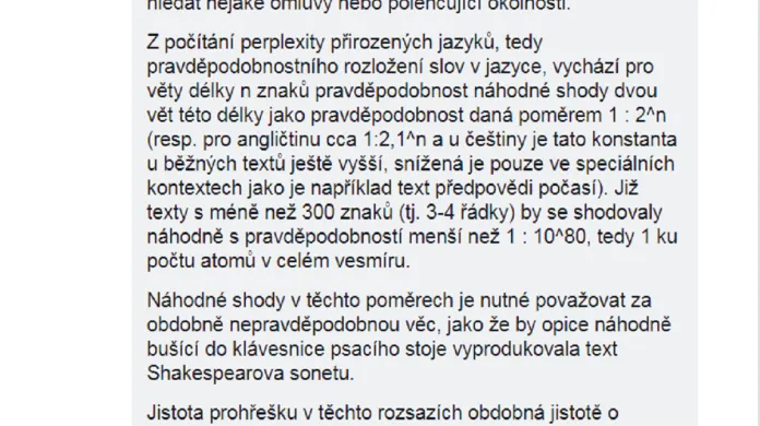 Vyjádření Jiřího Zlatušky na Facebooku
