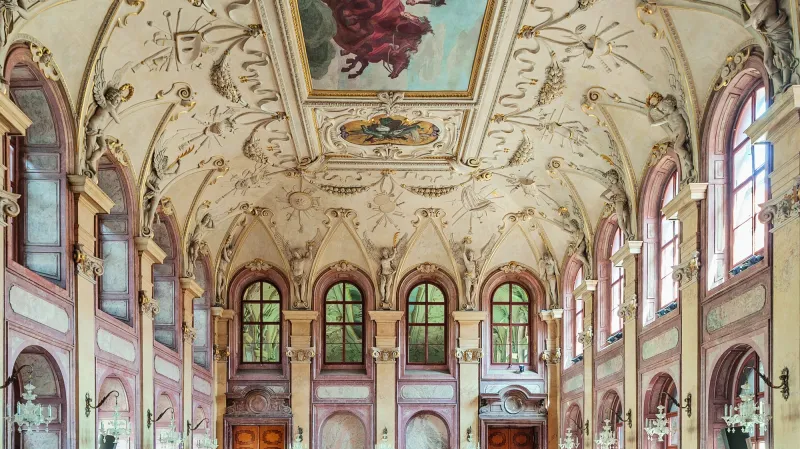 Hlavní sál Valdštejnského paláce