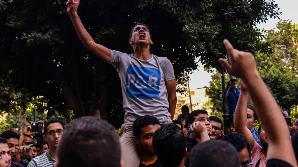 Protesty v Egyptě