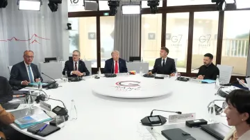 Lídři na summitu G7