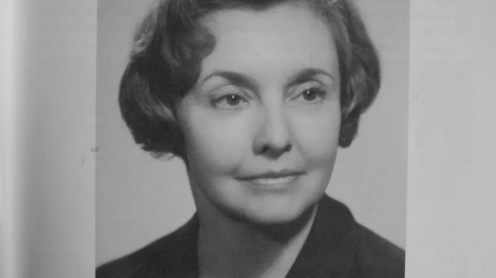 Vlasta Šišková na dobové fotografii