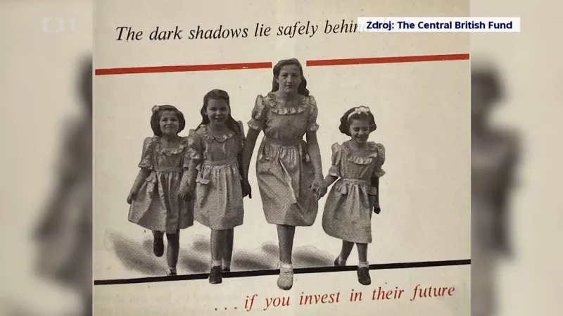 Plakát na pomoc dětským obětem