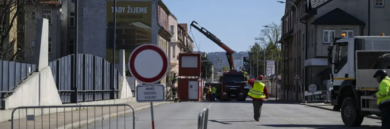 Opravy uzavřely most Kosmonautů v Českých Budějovicích