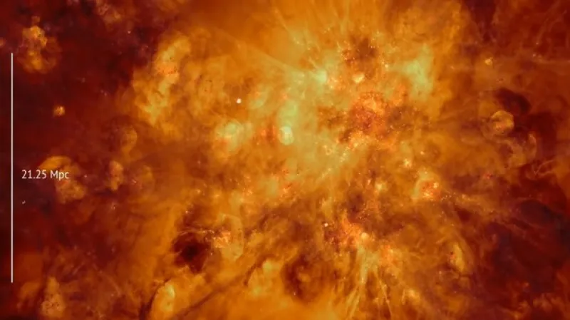 Animace vývoje vesmíru