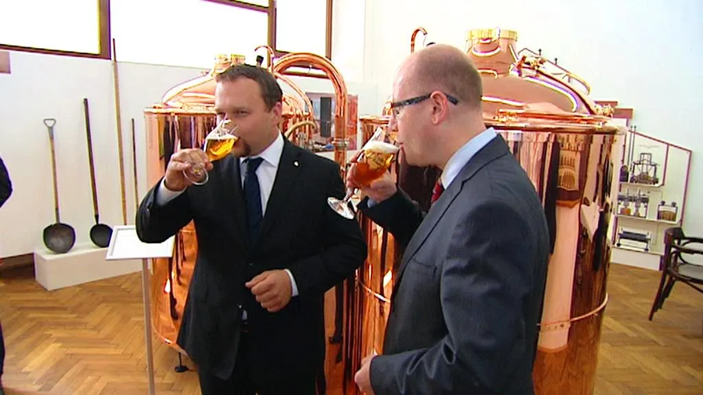 Premiér Sobotka a ministr Jurečka na návštěvě Budvaru