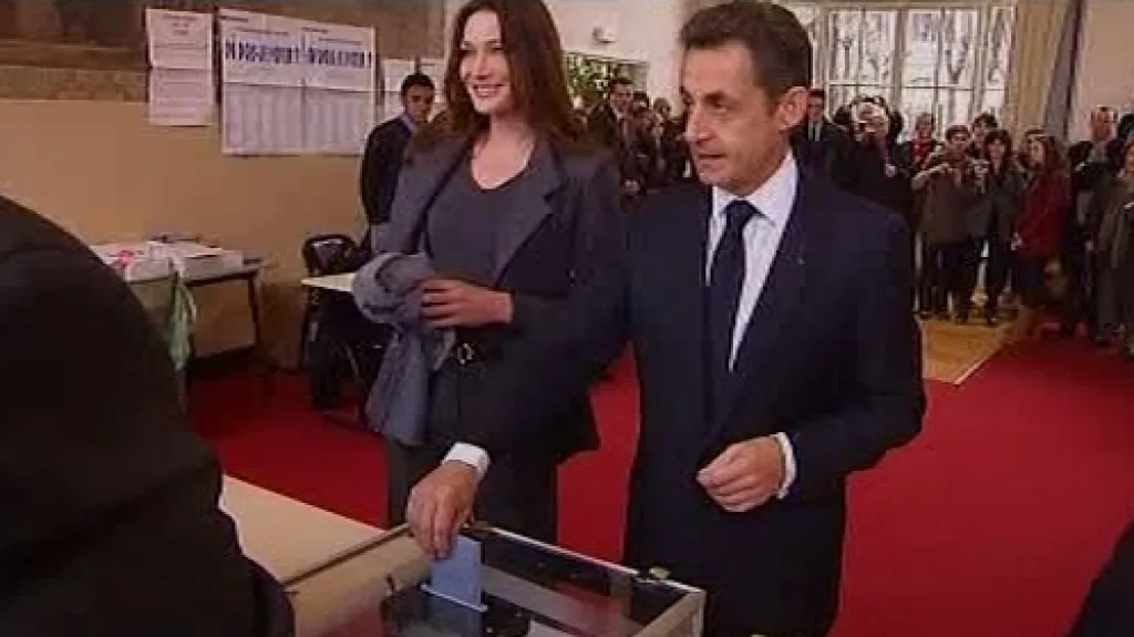 Nicolas Sarkozy a Carla Sarkozyová Bruniová