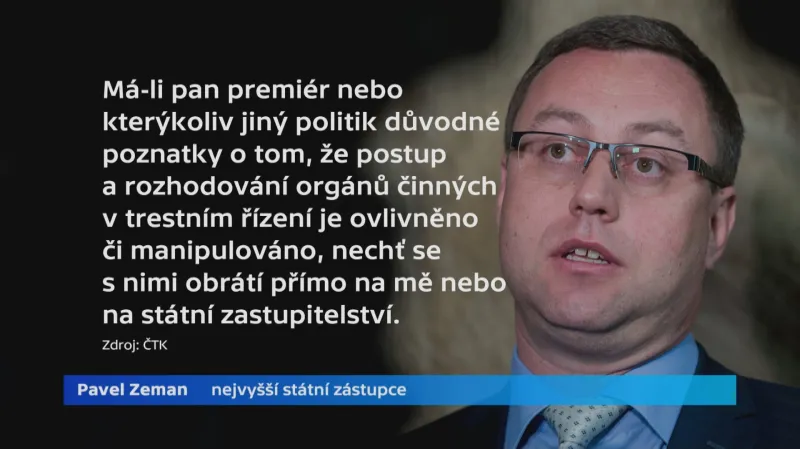 Zeman k Babišově výroku