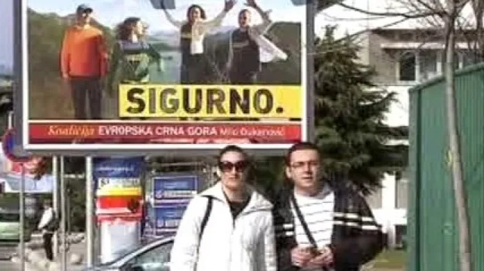 Volební kampaň v Černé Hoře