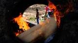 Západní břeh Jordánu - protest proti izraelské operaci