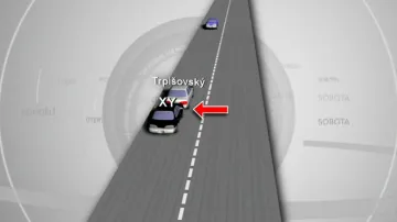 Grafická podoba jedné verze nehody na D1 z 29. prosince 2010