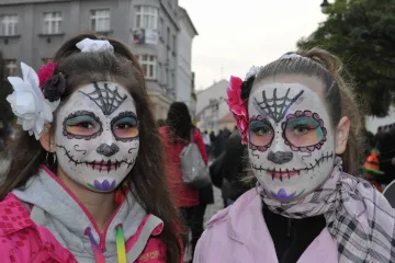 Halloween slavili také v Lounech