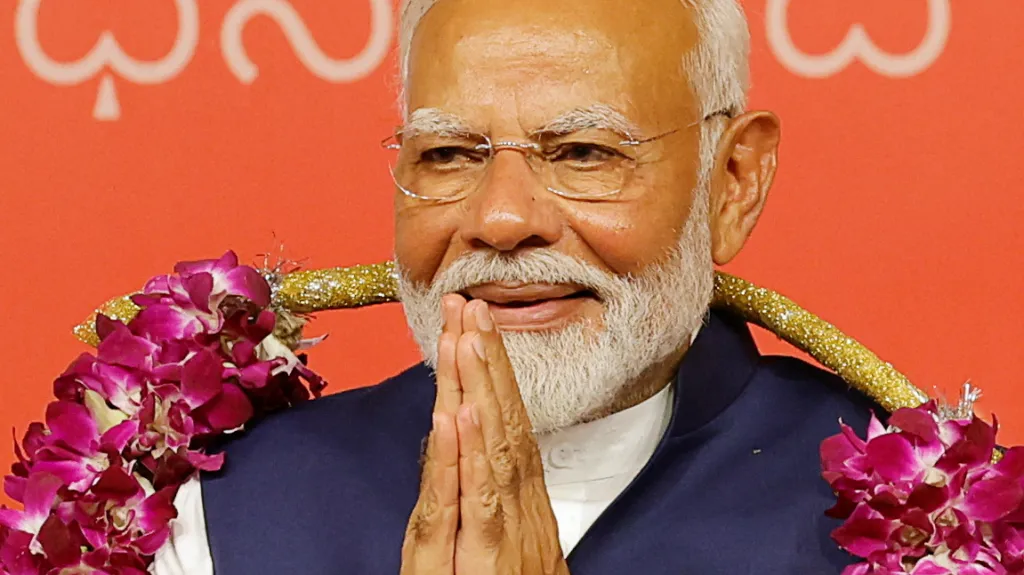 Indický premiér Narendra Módí