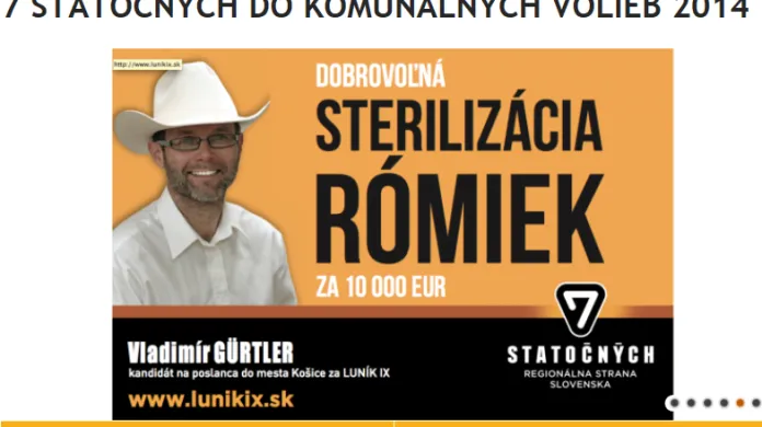 Předvolební plakát Vladimíra Gürtlera