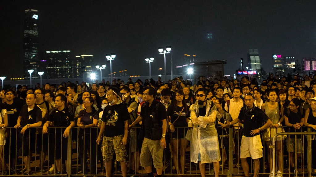 Protesty v Hongkongu