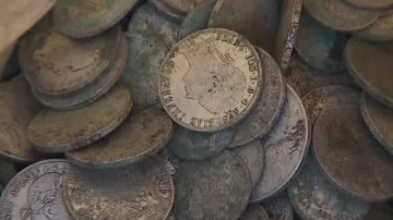 Poklad obsahoval tisíce mincí z dob první světové války