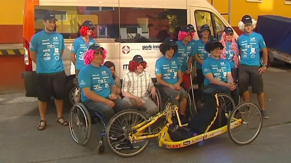 Handicapovaní sportovci vyrazili napříč Evropou