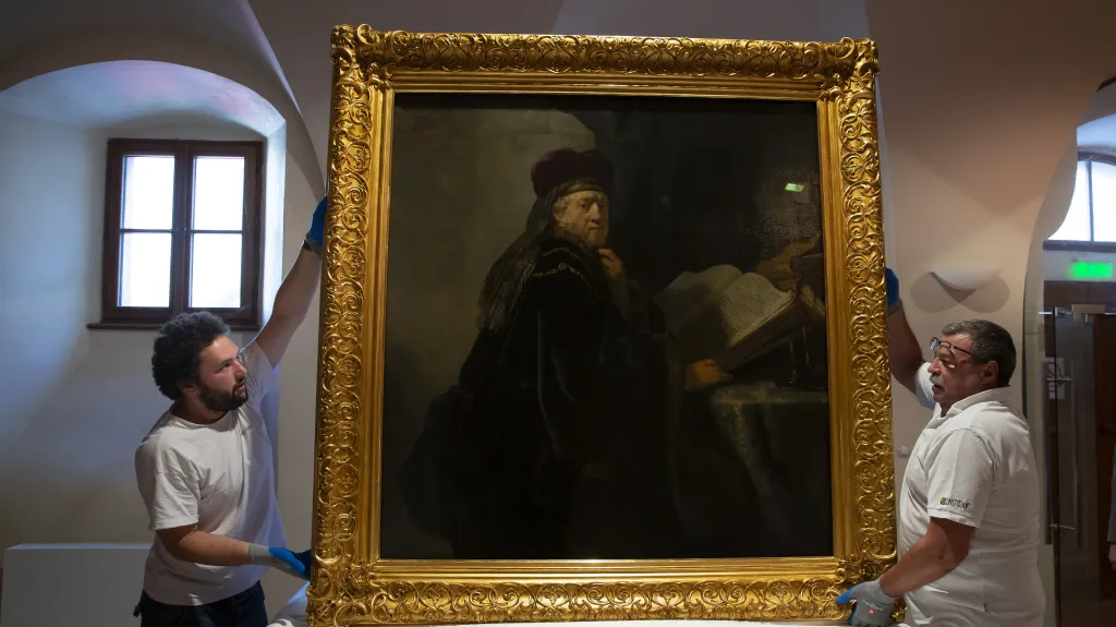 Z výstavy Rembrandt: Portrét člověka (Národní galerie Praha)