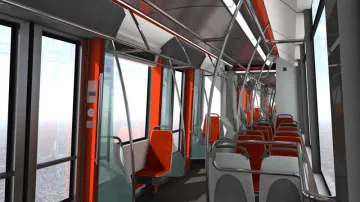 Interiér pro tramvaj ŠKODA 15T