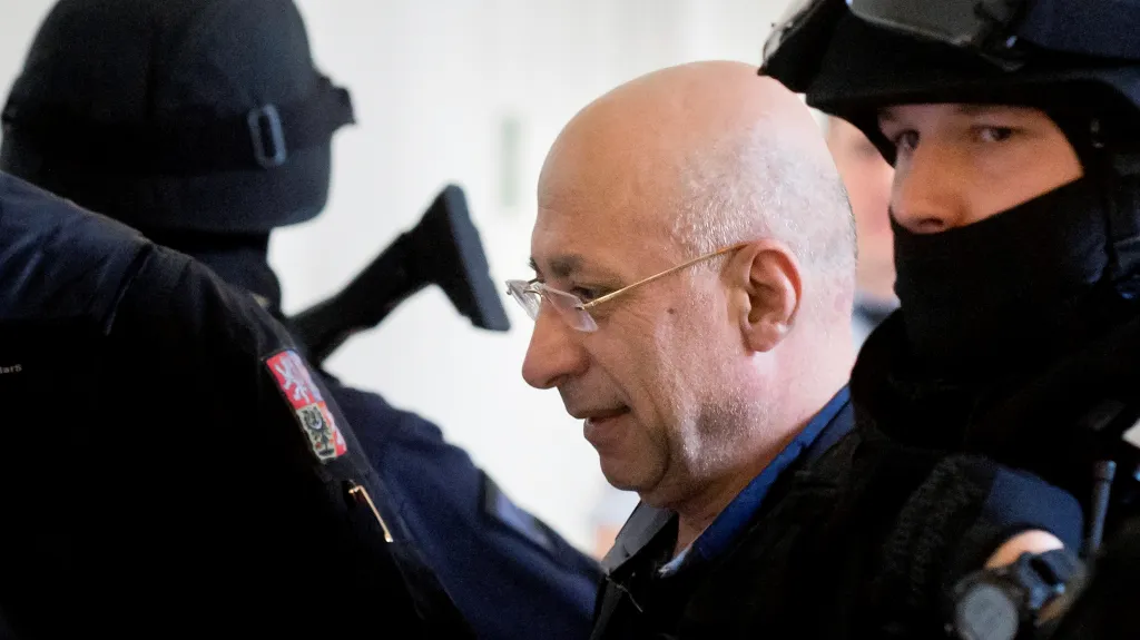 Faouzi Jaber u Městského soudu v Praze (18. prosince 2014)