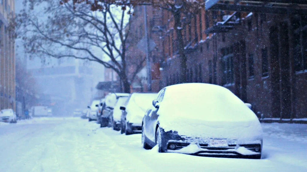 Sněhová bouře v USA