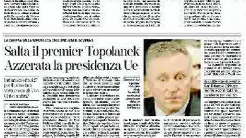 Světový tisk o pádu Topolánkovy vlády