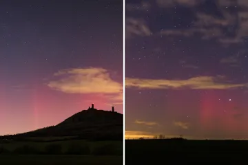 Na severu Čech byla vidět polární záře. V noci na úterý by mohla být ještě hezčí