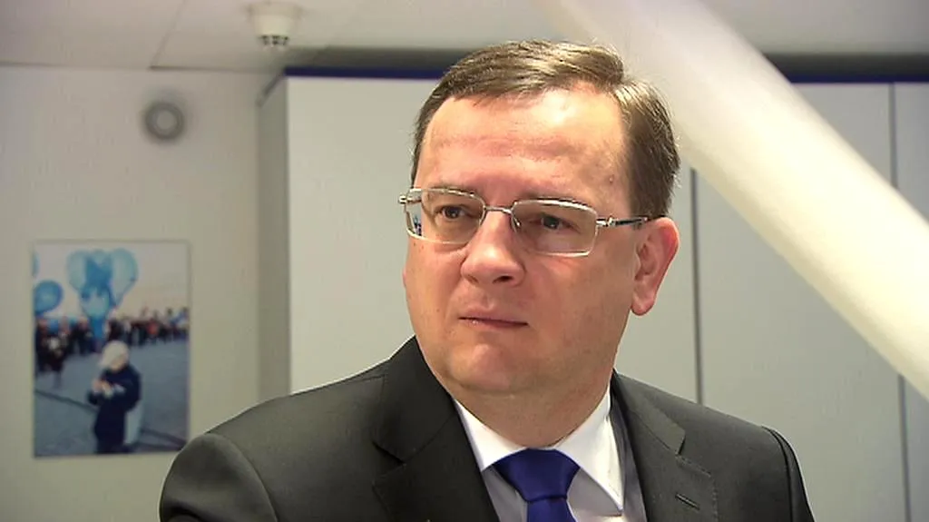 Premiér Petr Nečas