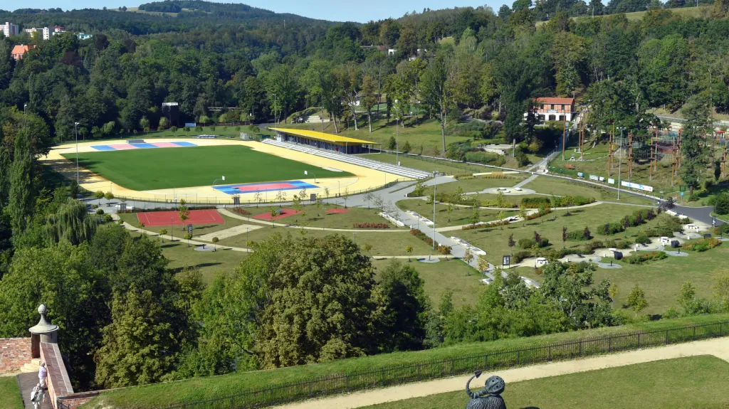Atletický areál Krajinka v Chebu