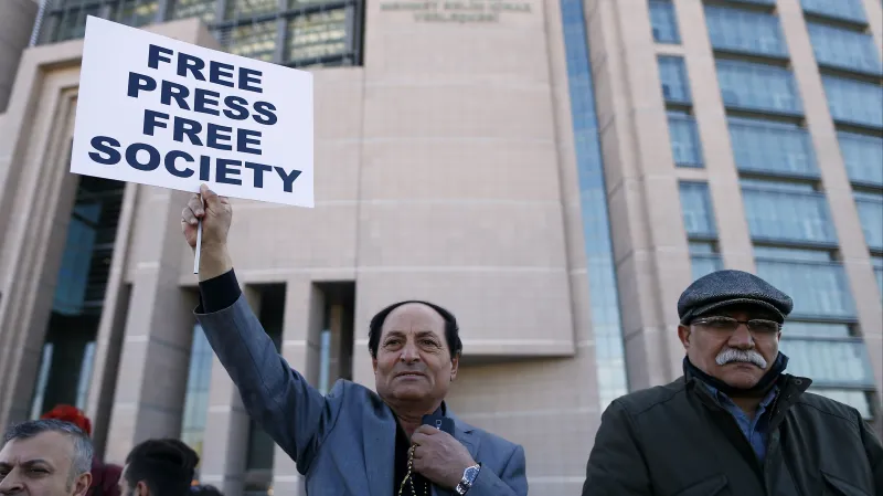 Podporovatel odsouzených novinářů