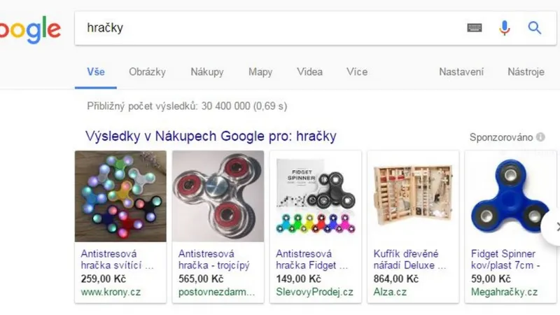 Google neférově zvýhodnil svůj produkt Nákupy Google