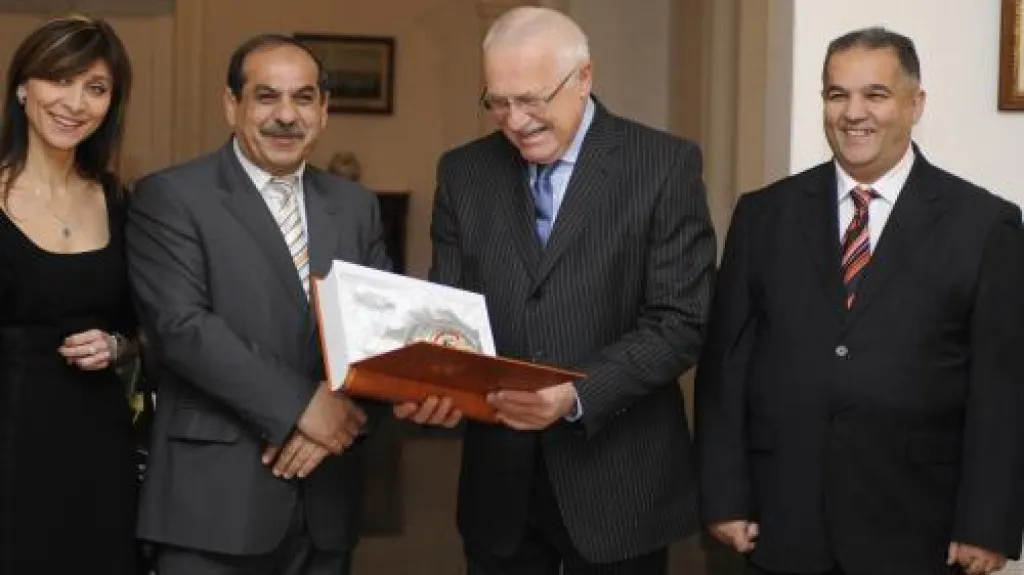 Václav Klaus a zástupci romských sdružení