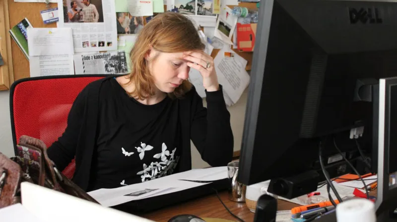 Erika Hníková přemýšlí nad zpracováním tématu