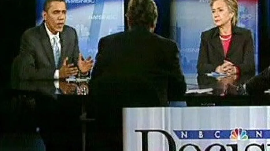 Debata Obama vs. Clintonová
