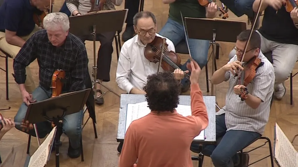Zkouška Filharmonie Brno před cestou do Mnichova