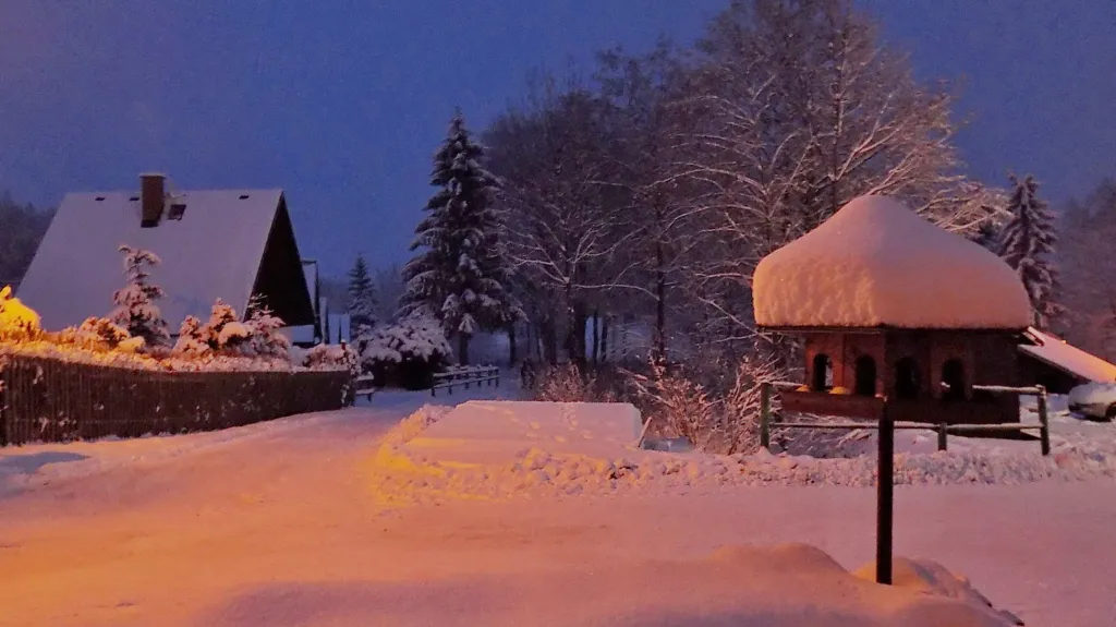Filipovice: V šest hodin večer už v Jeseníkách nesněžilo.