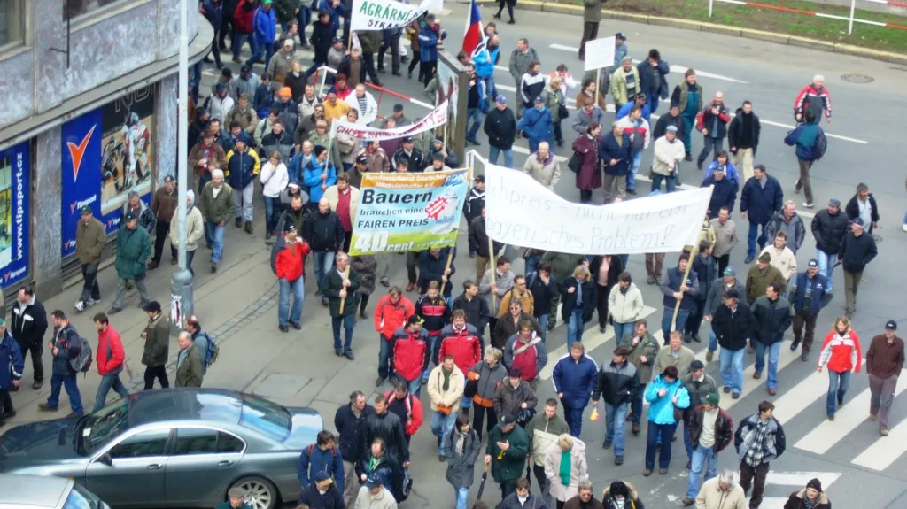 Protesty zemědělců