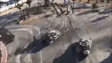Záběry izraelských obranných složek z přechodu Rafah