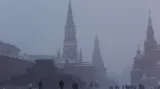 Sněhová bouře v Moskvě