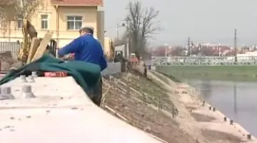 Nová zeď ochrání Uherské Hradiště před velkou vodou
