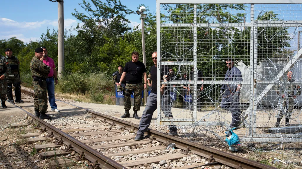 Vyklizení uprchlického tábora Idomeni