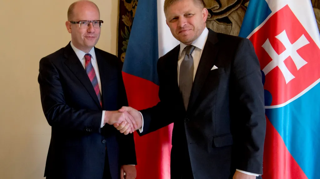 Český a slovenský premiér jednali v Praze