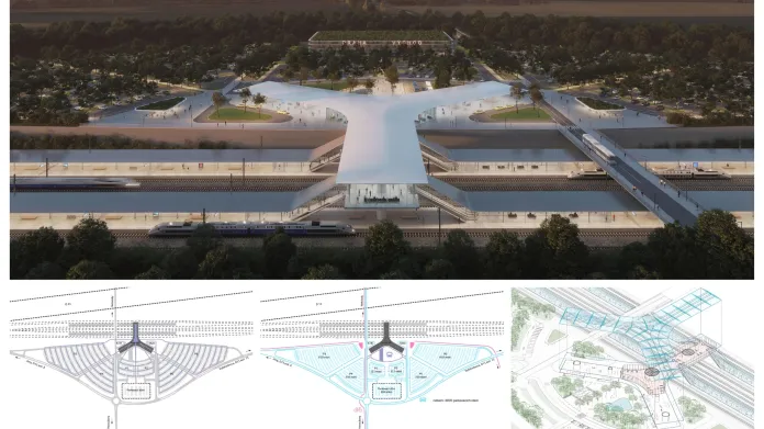 Vítězný návrh terminálu Praha-východ