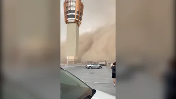 Písečná bouře v Arizoně