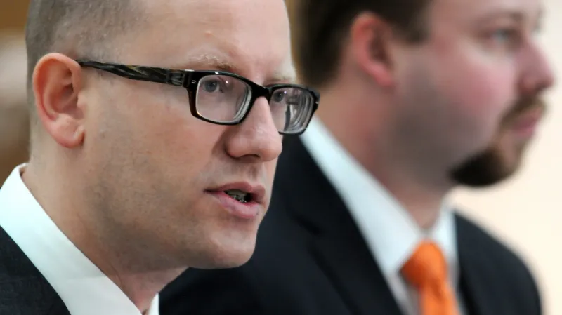 Bohuslav Sobotka a Jeroným Tejc