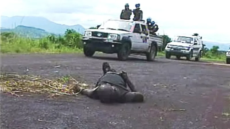 Konvoj OSN s humanitární pomocí pro Kongo