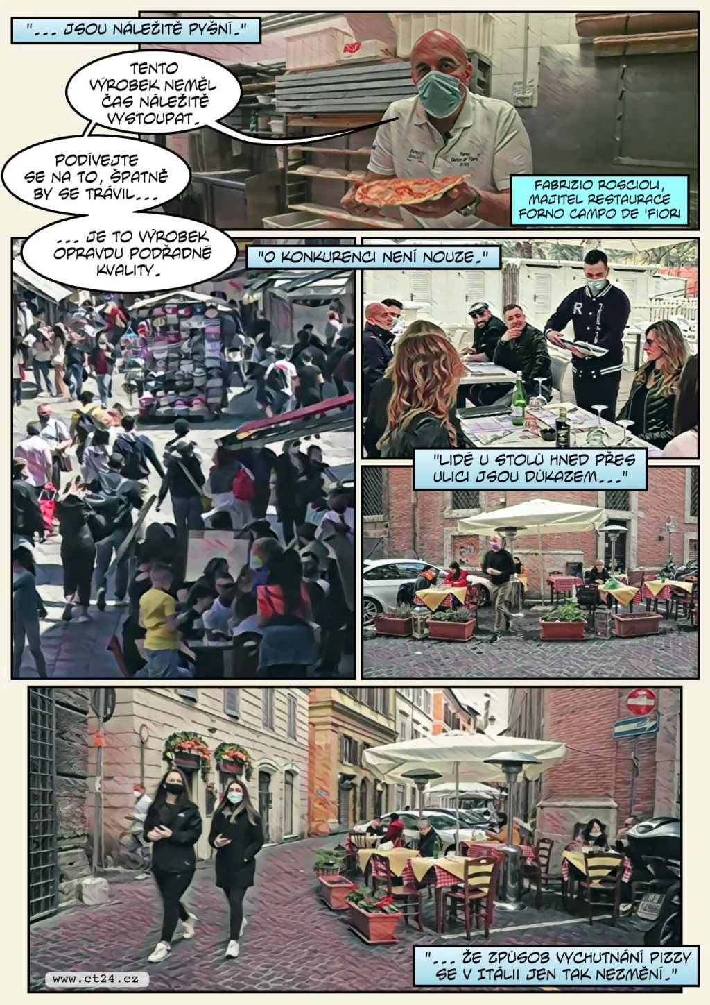 Automat na pizzu dělí Řím